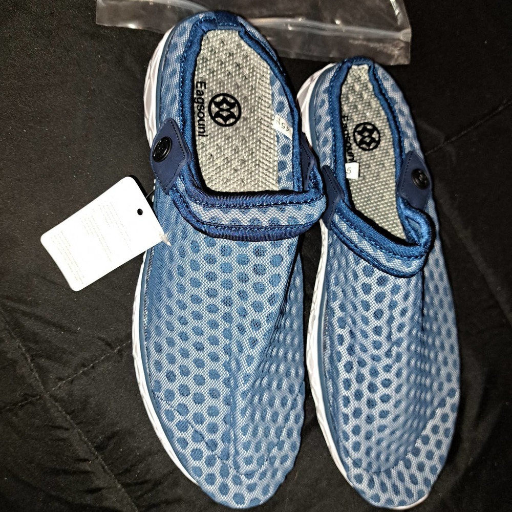 Eagsouni Unisex Garden Clogs Mesh Slippers Sandals SZ 11.5